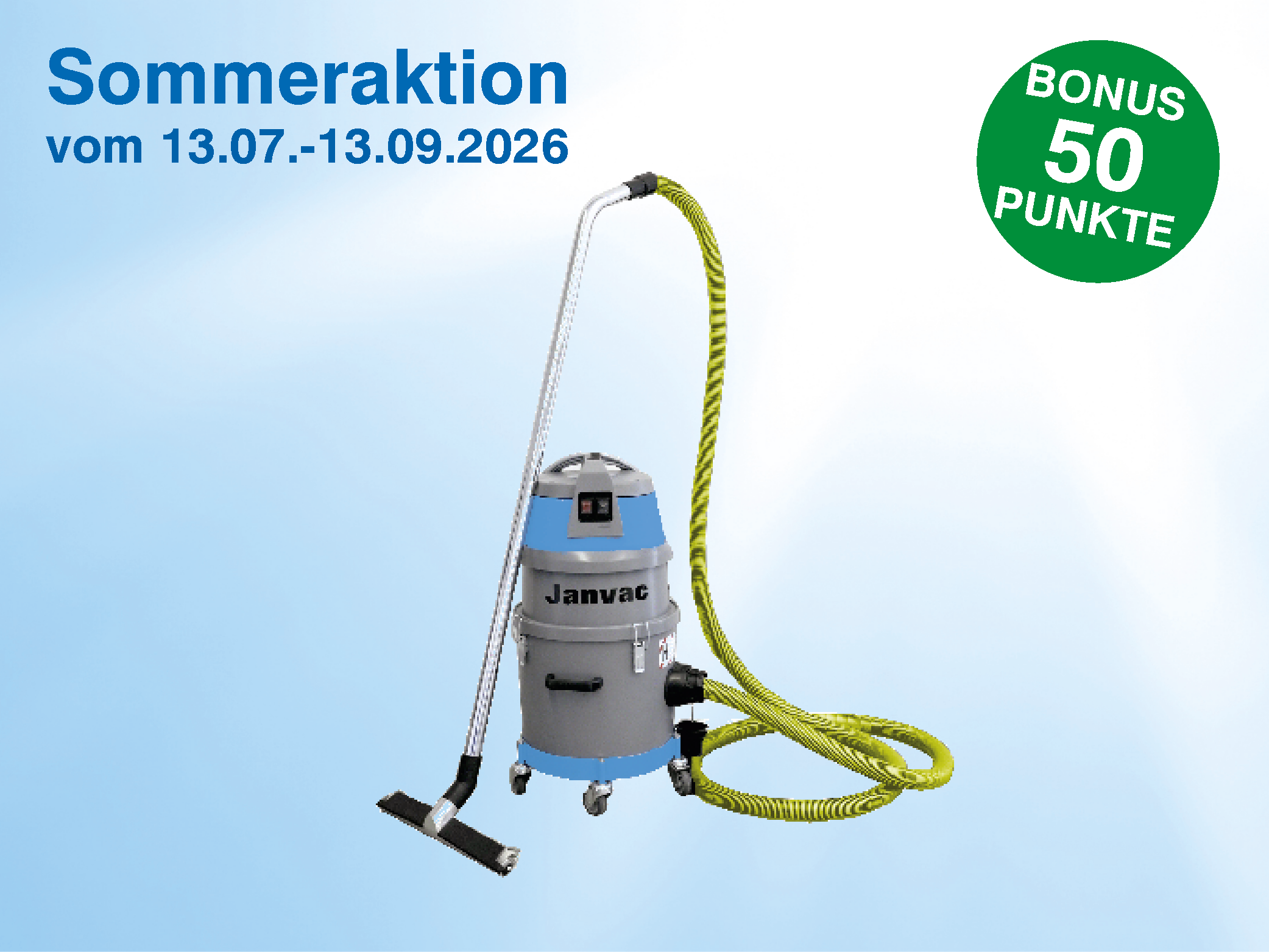 Schleifstaubsauger JANVAC 1600-H Power