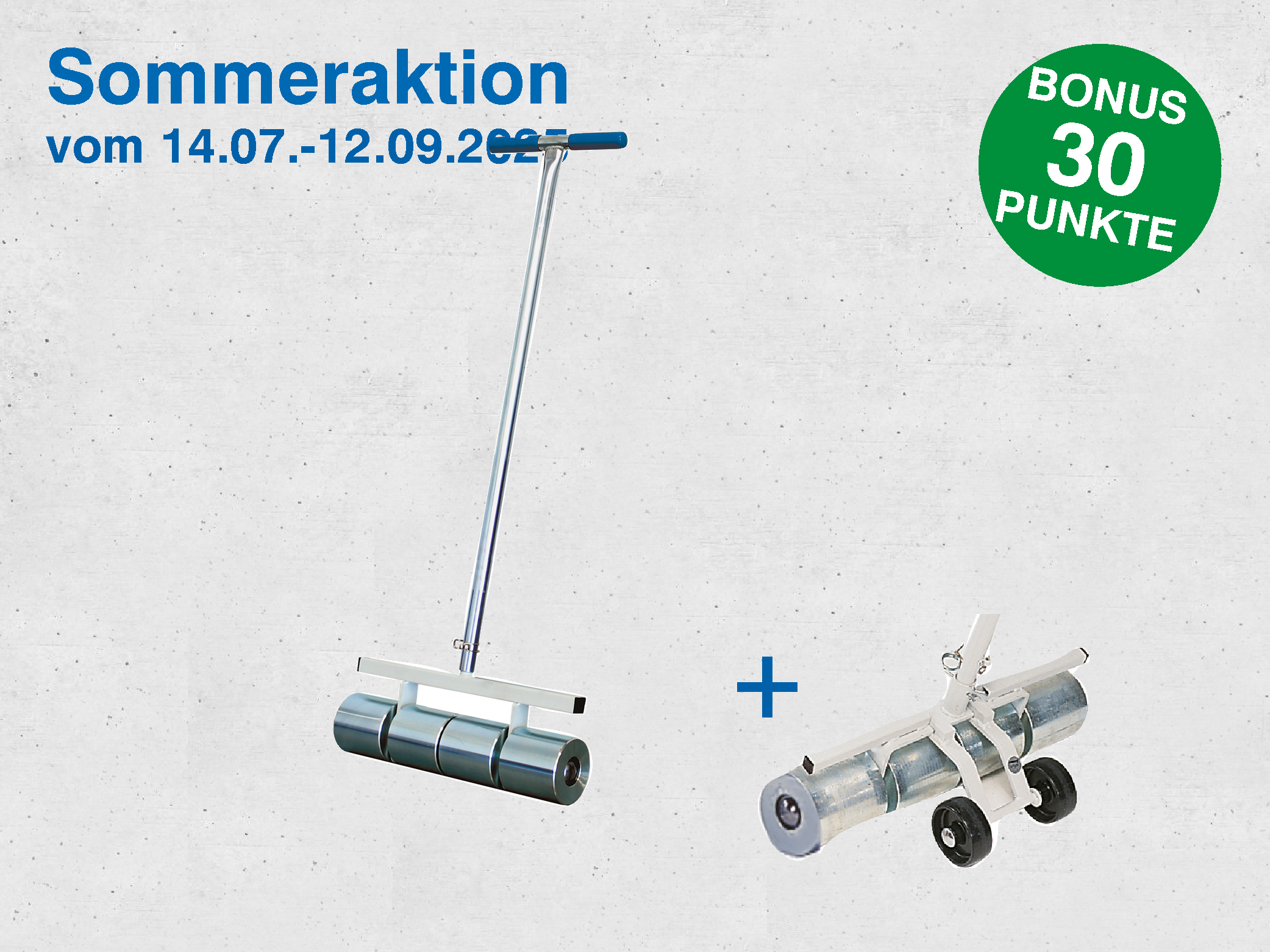 Sommeraktion - Aktions-Set Andrückwalze