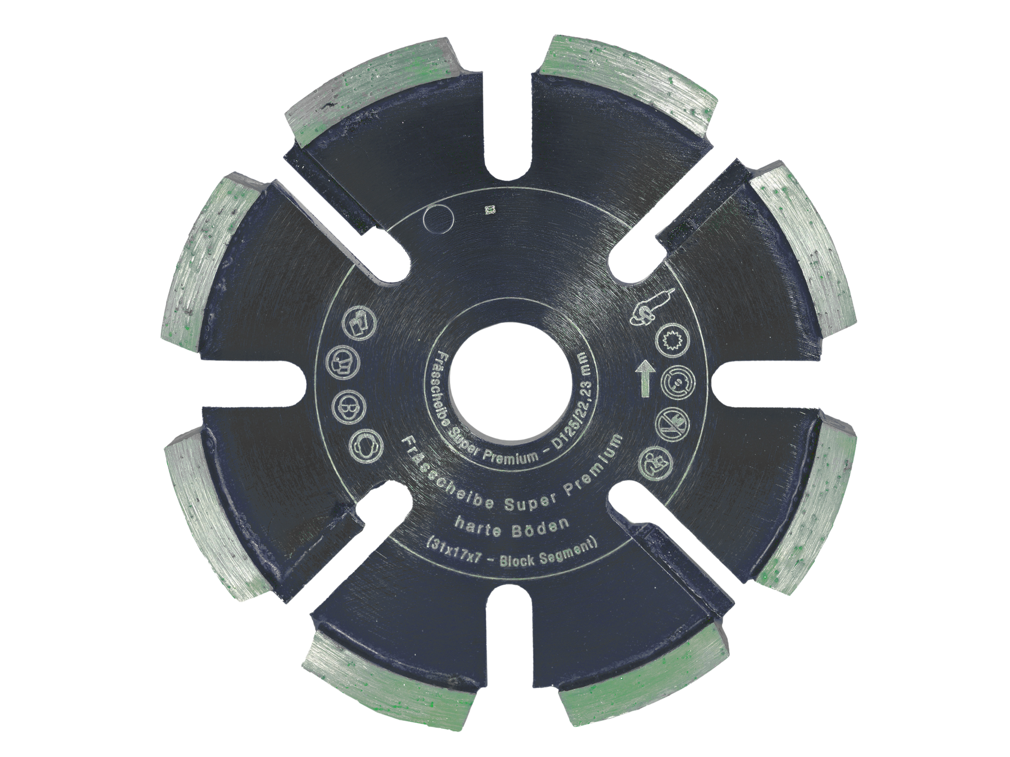 Diamant-Frässcheibe Super Premium 125 x 17 mm