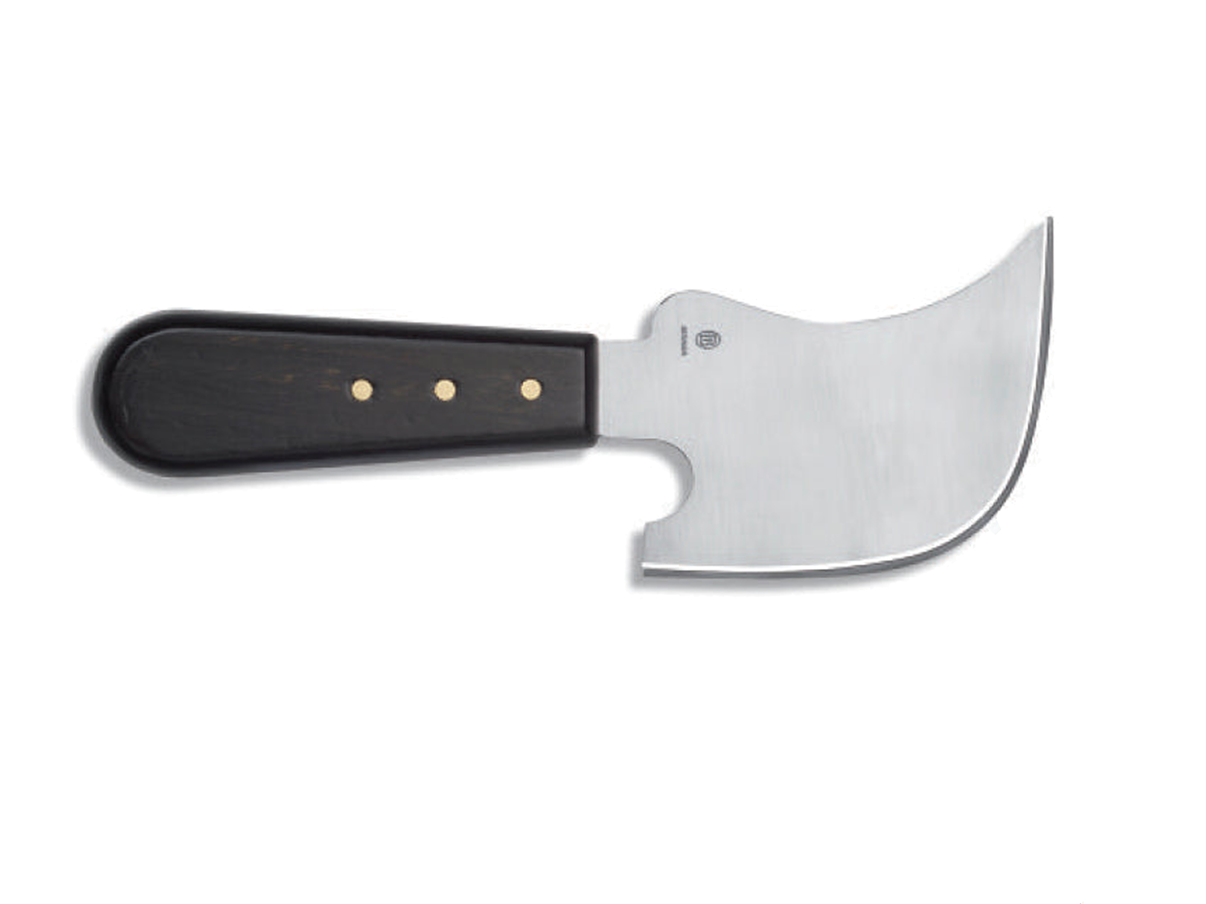 Quarter-Moon Knife one side sharpened